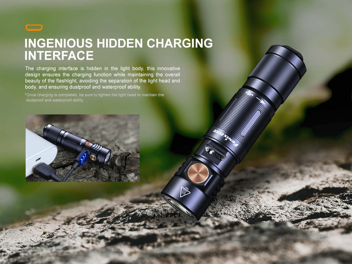 Fenix E05R Jet Black - d