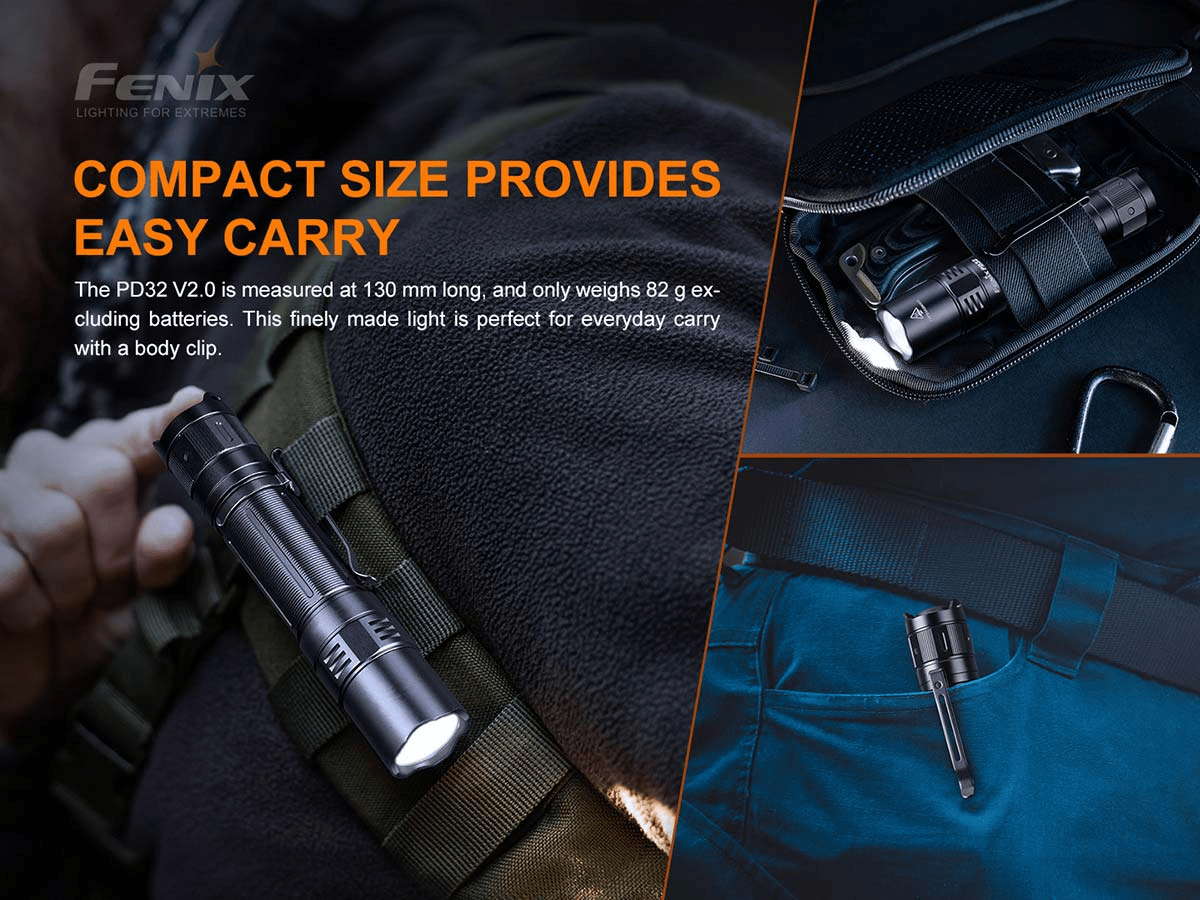 Fenix PD32 V2.0 Flashlight- e