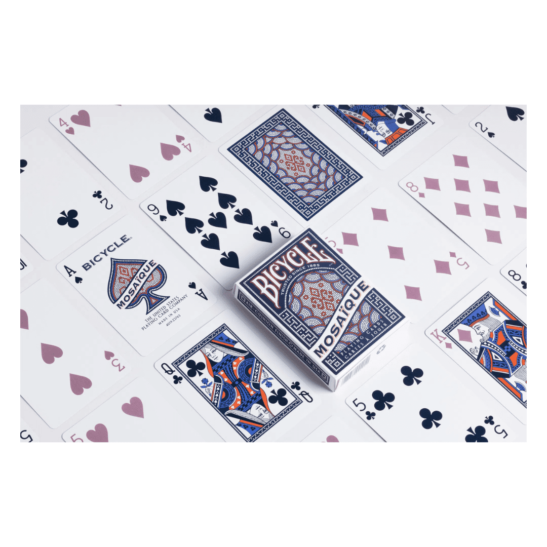 BYO-0016 Bicycle Mosaique Playing Cards b