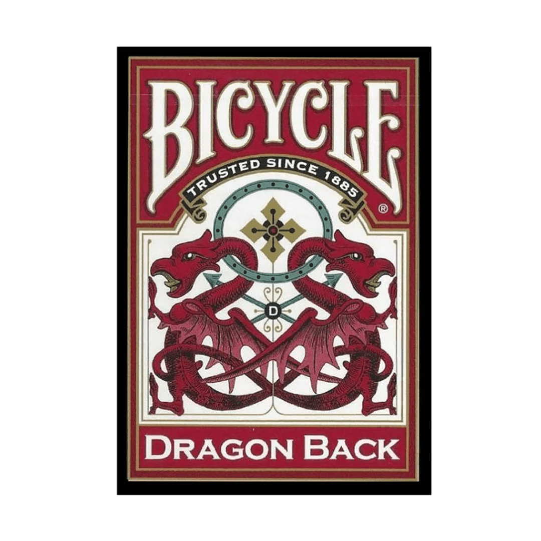 BYO-0019 Bicycle® Dragon Back Playing Cards Red