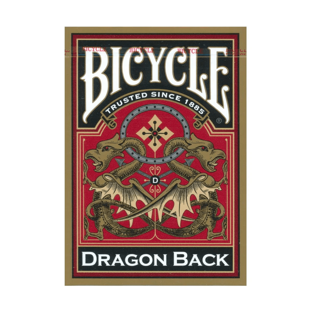 BYO-0021 Bicycle Dragon Back Playing Card Gold