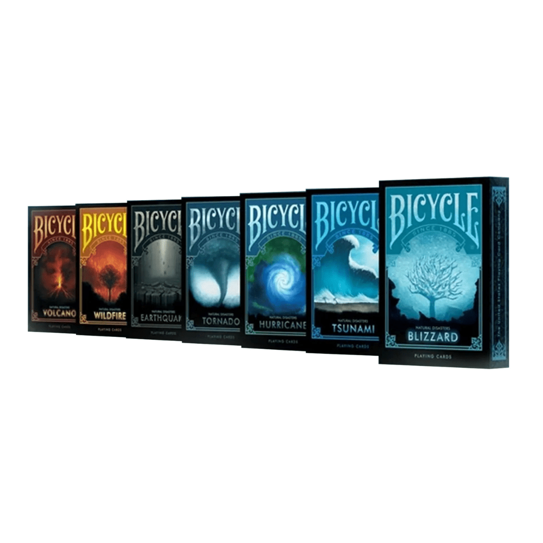 BYO-0027 Bicycle® Natural Disasters Series Playing Cards 7 Deck Set