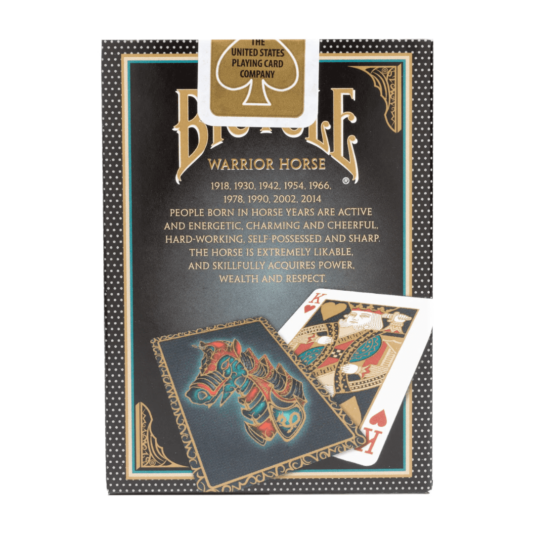 BYO-0049 Bicycle Warrior Horse Deck b