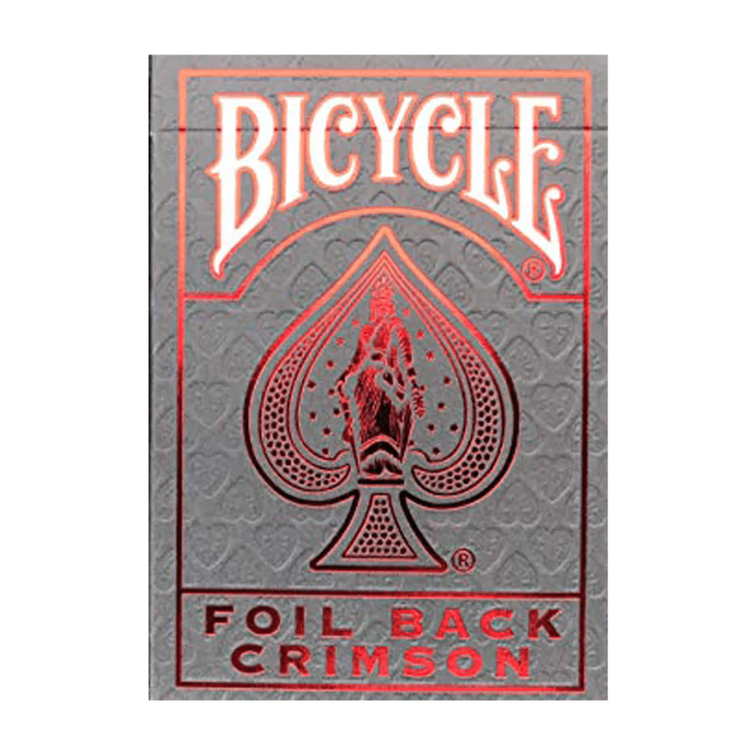 BYO-0109 BICYCLE® METALLUXE™ RED PLAYING CARDS